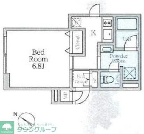 メゾンドエムの物件間取画像